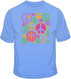 Peace Signs - Neon T Shirt