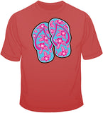 Pink Flip Flops  T Shirt
