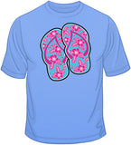 Pink Flip Flops  T Shirt