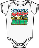 Proud of My Daddy - Army T Shirt