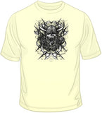 Screaming Viking Skull (supersized) T Shirt