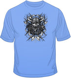 Screaming Viking Skull (supersized) T Shirt