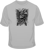Skull Cowboy, Guns, Wings T Shirt