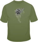 Skull Lure- Skull with Tribal T Shirt