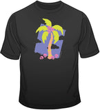 Skull Palm Tree T Shirt