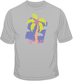 Skull Palm Tree T Shirt