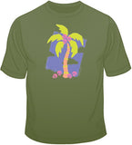 Skull Palm Tree T Shirt