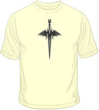 Skull Wings Knife w/ Crest T Shirt