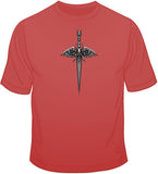Skull Wings Knife w/ Crest T Shirt