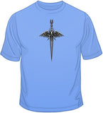 Skull Wings Knife w/ Crest T Shirt