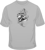 Skull with Crown & Snake T Shirt