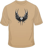 Small Wing Heart w/ Crest T Shirt