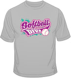 Softball Diva T Shirt