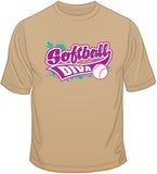 Softball Diva T Shirt