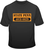 State Penn (black &amp; orange) T Shirt