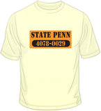 State Penn (black &amp; orange) T Shirt