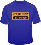 State Penn (black &amp; orange) T Shirt