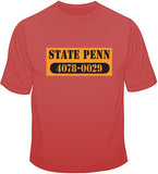 State Penn (black &amp; orange) T Shirt