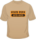 State Penn (black &amp; orange) T Shirt