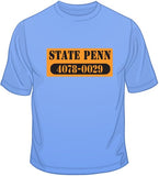 State Penn (black &amp; orange) T Shirt