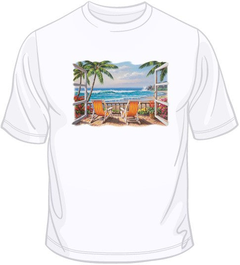 Tropical Terrace for Two T Shirt