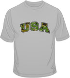USA (camo) T Shirt