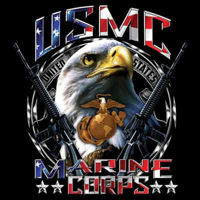 USMC w/Eagle  T Shirt