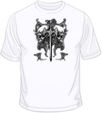 Viking Skull with Ax (supersized) T Shirt
