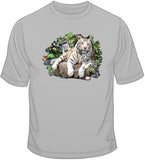 White Tiger Family T Shirt