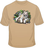 White Tiger Family T Shirt