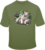 White Tiger Family T Shirt