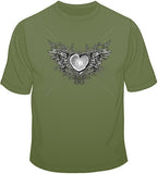 Winged Heart T Shirt