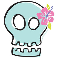 Flower Skull T Shirt