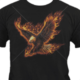 Flying Fire Eagle T Shirt
