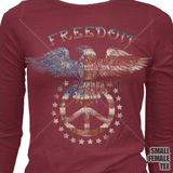 Freedom-Peace Sign/Eagle T Shirt