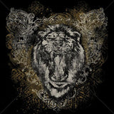 Lion with Scroll T Shirt