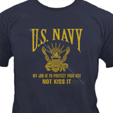 Navy - My Job is to Protect T Shirt