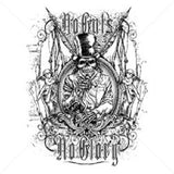 No Guts, No Glory (Black &amp; White) T Shirt