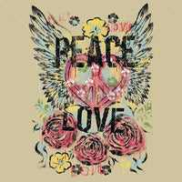 Peace- Loved Winged T Shirt