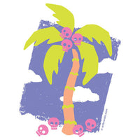 Skull Palm Tree T Shirt