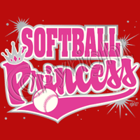 Softball Princess T Shirt