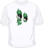 Ying Yang Dragon (double sided print) T Shirt