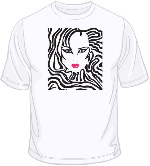 Zebra Woman T Shirt