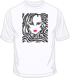 Zebra Woman T Shirt