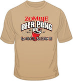 Zombie Beer Pong T Shirt